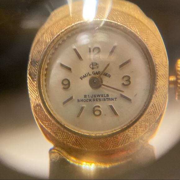 Vintage Paul Garnier 21J Hidden Watch Bracelet - Picture 13 of 14